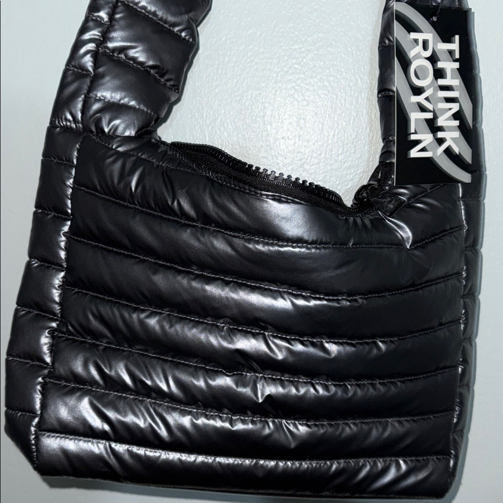 THINK ROYLN Quilted Black Belt Bag - Picture 3 of 9